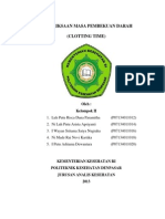 Download Makalah Pemeriksaan Clotting Time by Risca Dana Paramitha SN172013603 doc pdf