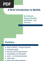 MySQL 简要介绍