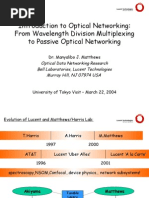 Introduction To Optical Networking