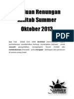 Panduan Renungan Alkitab Summer Untuk Oktober 2013