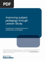 Improving Subject Pedagogy Through Lesson Study-1