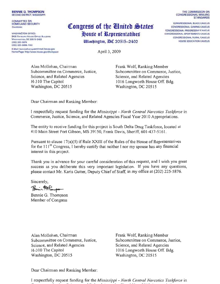 Earmark Request Earmark (Politics) Legislative Branch Of The United