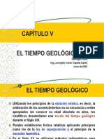 CAPÍTULO V El Tiempo Geológico