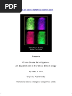 Download Crime Scene Intelligence An Experiment in Forensic Entomology by David SN17203643 doc pdf