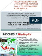 Indonesia Anti-Corruption Experience 
