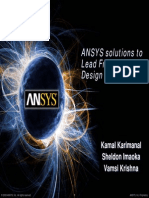 ANSYS Solutions to Lead Free Package Design Challenges