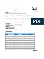 PC Software Inventory Report Template