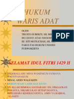 Download Hukum Waris Adat Power Point by Noval Novall SN172041861 doc pdf