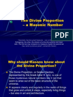 The Divine Proportion - A Masonic Number