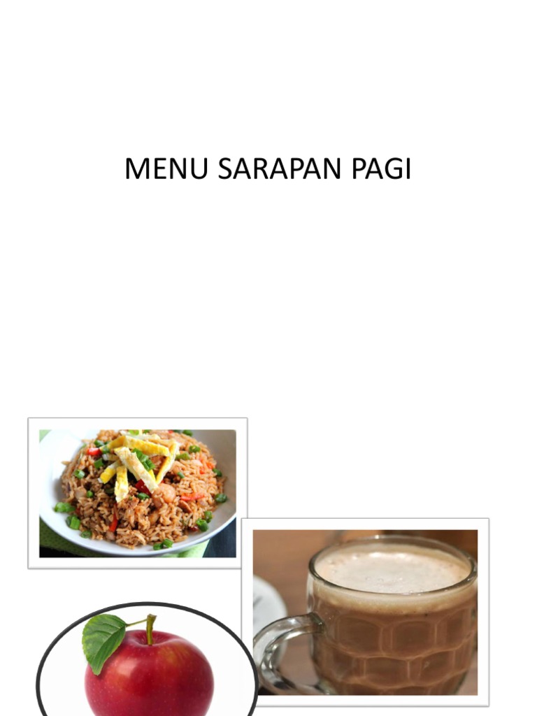 Menu Sarapan Pagi