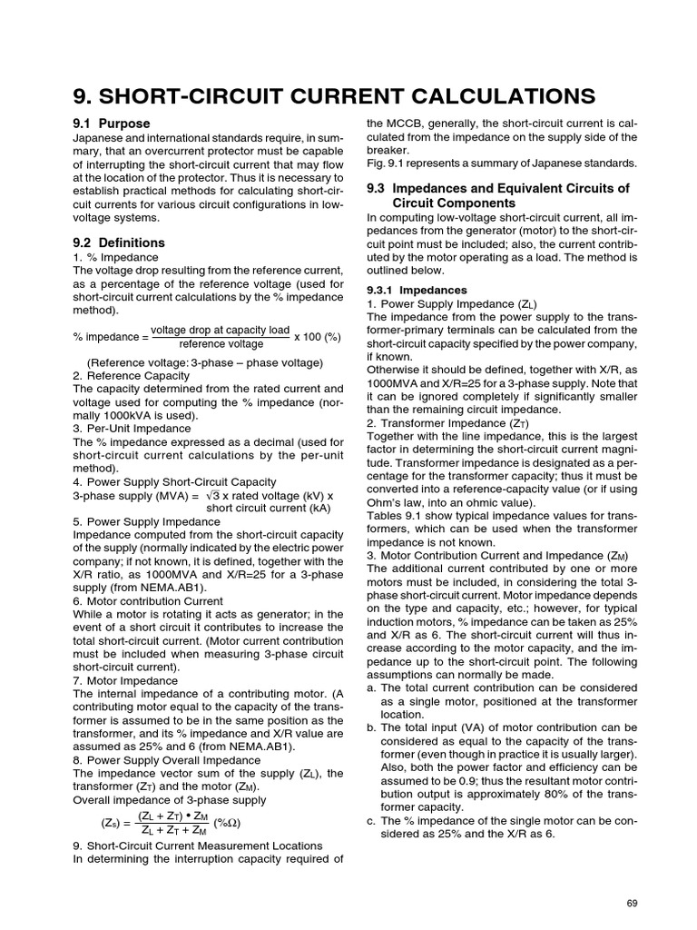 Short Circuit | PDF | Electrical Impedance | Transformer