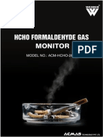 Hcho Formal Dehyde Gas Monitor