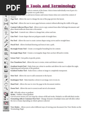 InDesign Tools