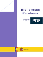 BIBLIOTECAS ESCOLARES PREMIOS