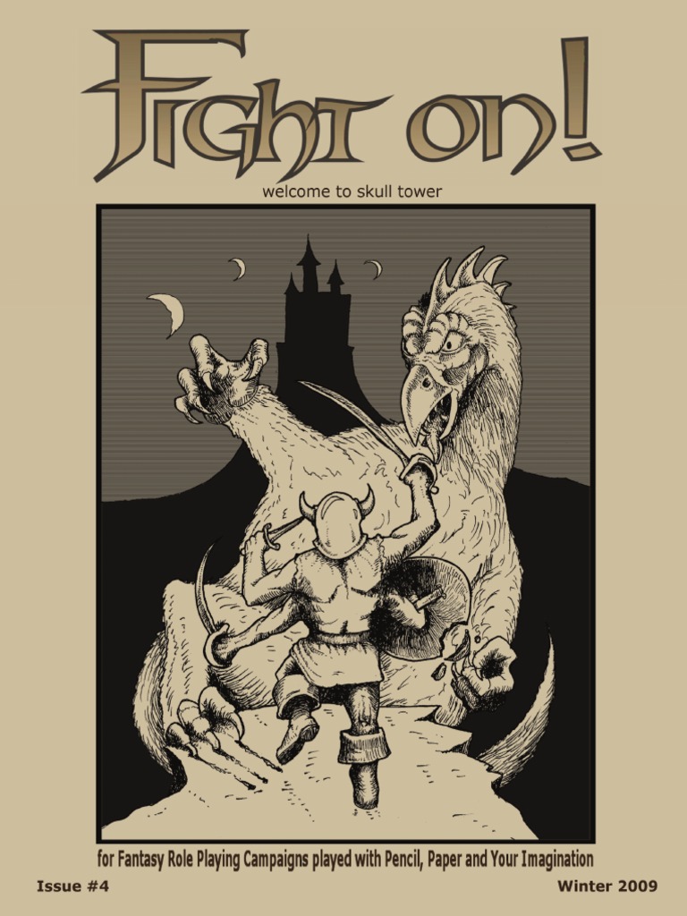 Fight On Issue 004 Pdf Dwarf Dungeons Dragons Elves