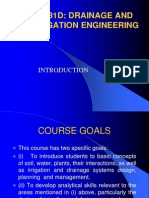 Me31D: Drainage and Irrigation Engineering