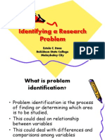 Identifying A Research Problem