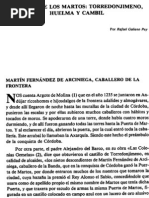 El Solar de Los Martos, Torredonjimeno, Huelma y Cambil