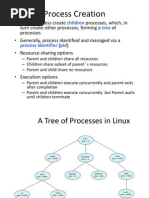 Process Creation and Termination