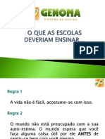 o Que as Escolas Deveriam Ensinar