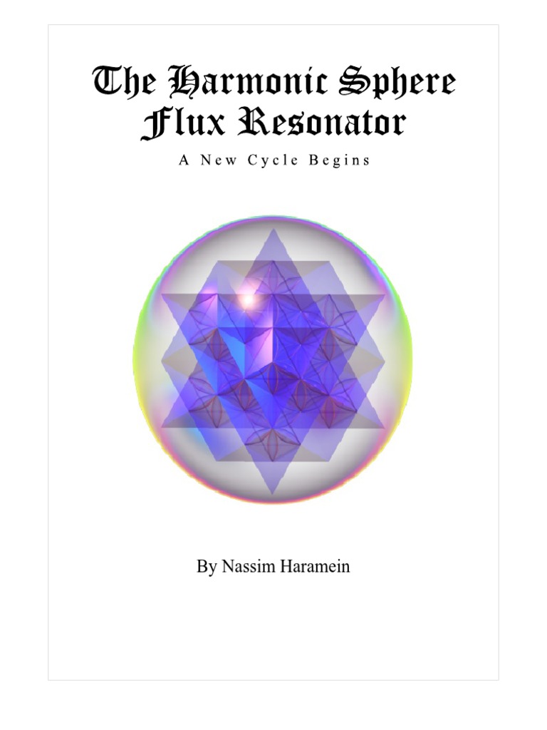 The Harmonic Sphere Flux Resonator PDF PDF Ark Of The Covenant