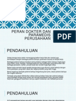 Peran Dokter Dan Paramedis Perusahaan