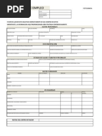 Planilla Solicitud De Ingreso Formato Derecho Laboral