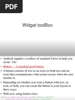 Widget Toolbox & Views