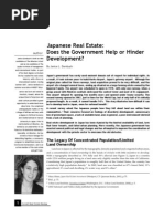 Japanese Real Estate_Does the Government Help or Hinder Development