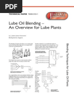 Lube Oil Blending Overview