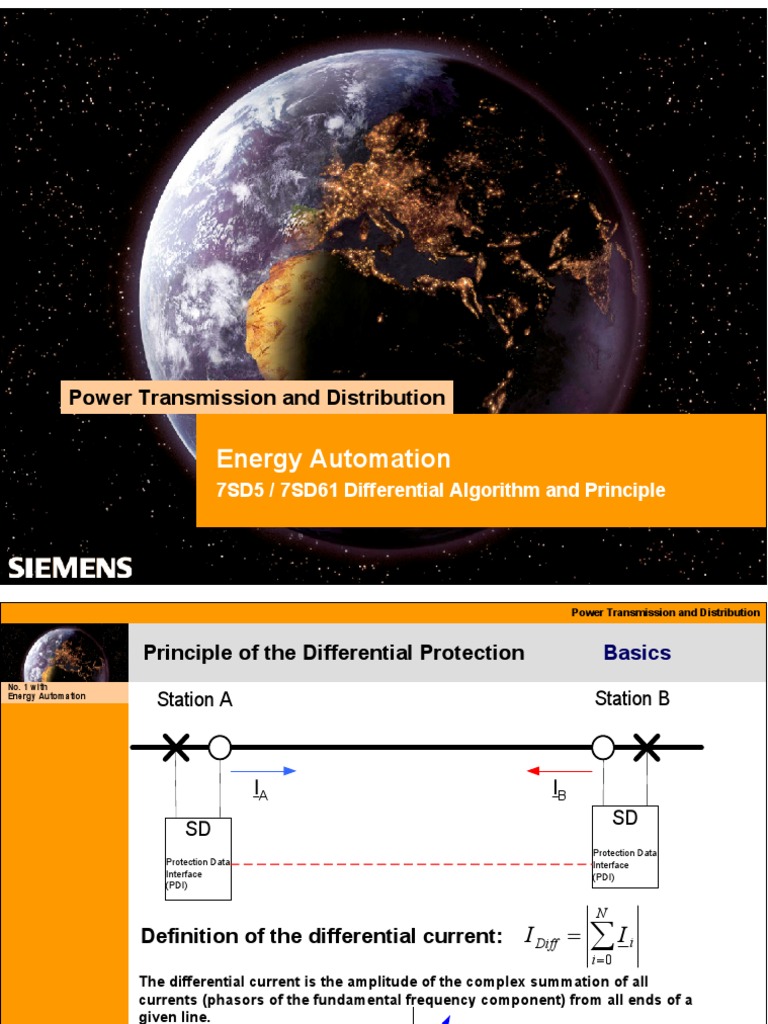 Differential Protection in Power Systems | PDF | Global Positioning ...