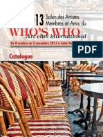 Catalogue SAM2013 - Salon Des Artistes Amis Et Membres