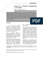 Restorative concerns for a fractured_ endodontically treated tooth – A case report (fix)