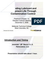 Bearings Contaminations Control