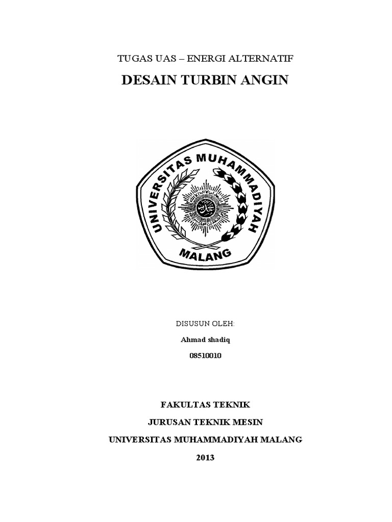 Cover Makalah Umm