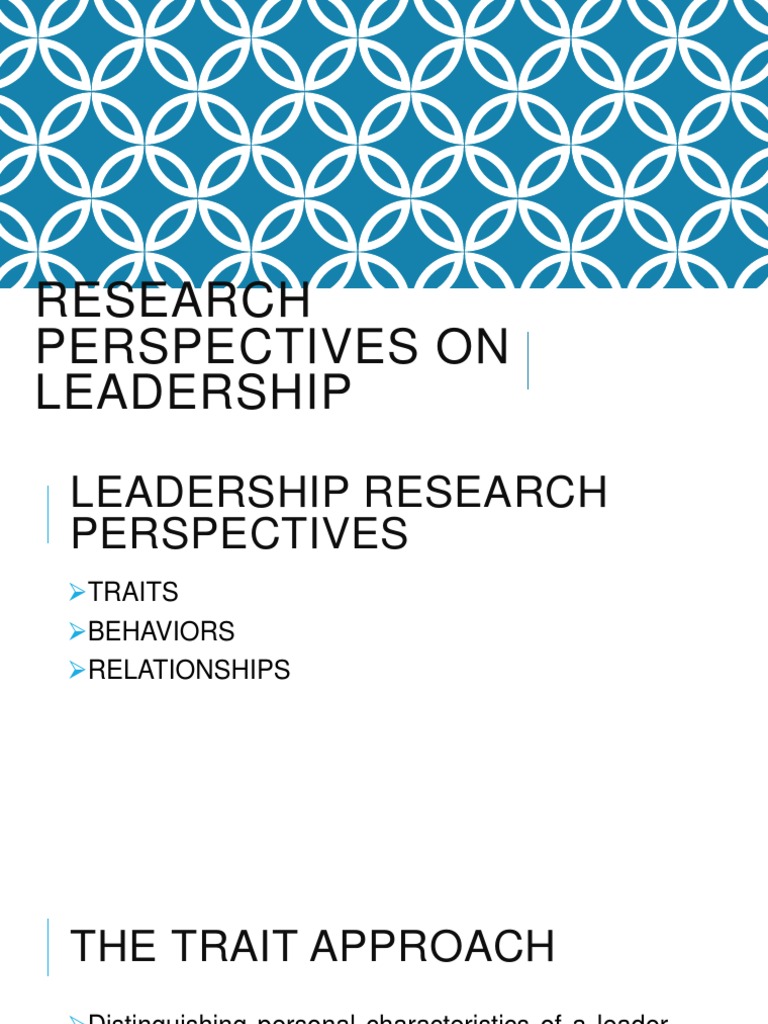 Leadership Styles and Theories | PDF
