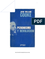 Cooke - Peronismo y Revolución