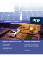 Photovoltaic carport SImple