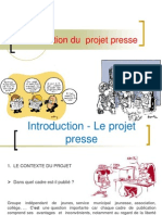 Presentation Du Projet Presse