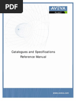 Catalogues and Specifications Reference Manual