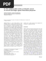 Download In Vitro Antiplasmodial Activity of Ethanolic Extracts of Seaweed Macroalgae Against Plasmodium Falciparum by Manusher Jonno SN172168726 doc pdf