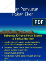 Bahan Penyusun Pakan Ikan