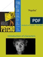 'Psycho’ Trailer analysis