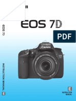 Canon EOS 7D Owners Manual