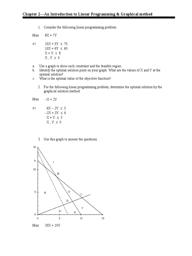 33707graphical Method | Download Free PDF | Linear Programming ...