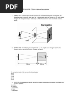 Lista de Exercícios de Física - Férias