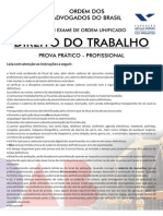 Viii Exame de Ordem Unificado - Prova Prático - Profissional - Direito Do Trabalho