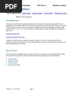 Download Business Letters Tutorial by AHMED SN17221334 doc pdf
