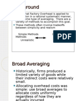 Activity Based Costing