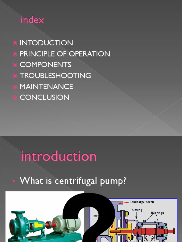Centrifugal Pump Guide & Maintenance | PDF | Technology & Engineering